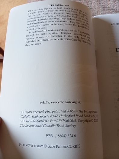 2005 Dignitas Connubi. On the Dignity of Marriage. Religious.