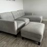 corner sofa, armchair and footstool Image 5