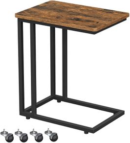 Side Table Sofa Table with Wheelsn - Free Delivery Nationwide