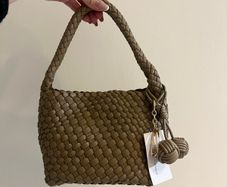 NEW woven Bottega inspired bag handmade
