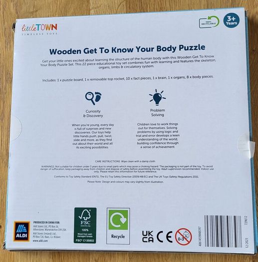 Get to know your body puzzle