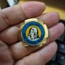Ireland Religious Bon Voyage Travel badge brooch jewellery religious token Image 3
