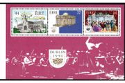 1991 Ireland Dublin 1991 European City of Culture Commemorative Stamps Booklet Pane Mint Never Hinged (MNH). Hibernian HP44.