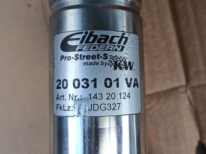 Eibach Pro Steet Coilovers for BMW F30 F32