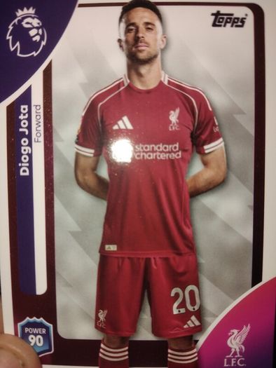 Diogo Jota Topps Trading Card Liverpool