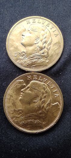 Gold coin 20 Swiss Francs