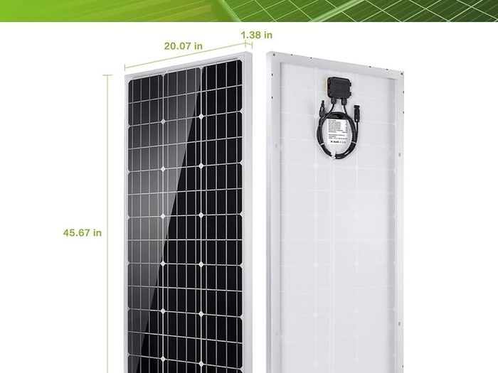 NEW SALE | Solar Panel Kit 100 Watt 12 Volt Monocrystalline Off Grid System for Homes RV Boat