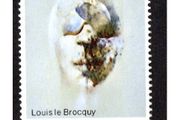1977 Ireland Contemporary Irish Art: "Head" by Louis le Broquy Commemorative Stamp Mint Never Hinged (MNH)