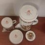 Fabulous Vintage Retro 1970s Tall Coffee Pot, Jug and Sugar Bowl by Jon Anton, International Range, in the Fabulous Funky Camelot Pattern Image 6