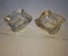 Glass ashtrays