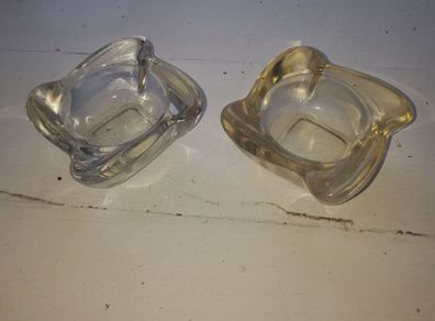 Glass ashtrays