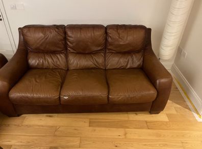 Italian Leather Sofa
