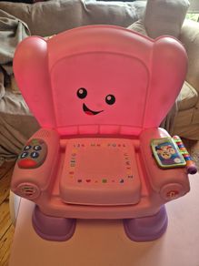 Fisher Price Laugh & Learn Chair Pink