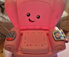 Fisher Price Laugh & Learn Chair Pink