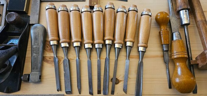 Woodworking tools, mixed lot
