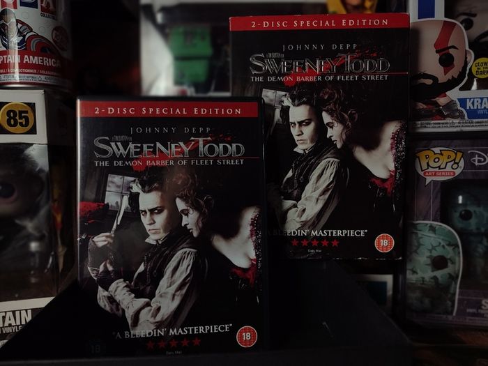 Sweeney Todd: The Demon Barber of Fleet ! 2 Disc Special Edition ! DVD with Slipcase ! 2008 !
