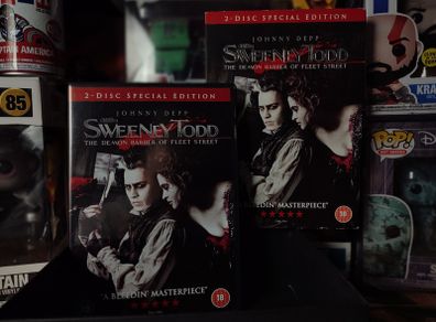 Sweeney Todd: The Demon Barber of Fleet ! 2 Disc Special Edition ! DVD with Slipcase ! 2008 !