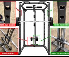 Rack. Bench, 100kg and barbell