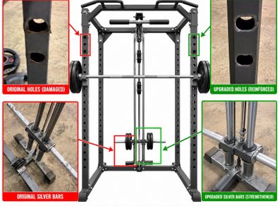 Rack. Bench, 100kg and barbell