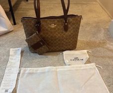 Coach Tote Bag and Matching Wallet