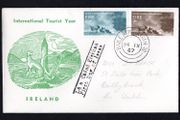 1967 Ireland International Tourist Year Commemorative Stamps Illustrated First Day Cover (FDC) with Baile Atha Cliath (Dublin) steele cancel
