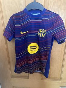 Authentic Kids' Football Shirt Nike FC Barcelona 25/26 Academy Pro
