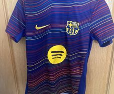Authentic Kids' Football Shirt Nike FC Barcelona 25/26 Academy Pro