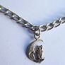 Vintage Sterling Silver 925 Charm Bracelet length 8" - 9,3g Image 9