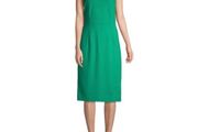 Diane Von Furstenberg Hadlie Evergeen dress size 8 New with tags