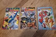 Job lot 3 vintage Knights of Pendragon comics. 1993