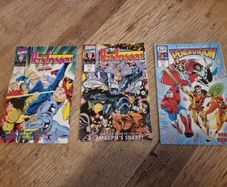 Job lot 3 vintage Knights of Pendragon comics. 1993