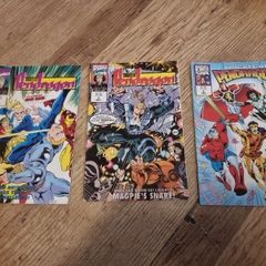 Job lot 3 vintage Knights of Pendragon comics. 1993