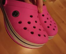 Girl's crocs, size 3