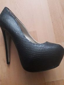 River Island High Heeled Shoes with Platform Sole/Size 4 UK 37 EU....Further Price Drop