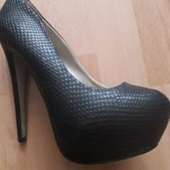 River Island High Heeled Shoes with Platform Sole/Size 4 UK 37 EU....Further Price Drop