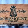 Matching pair of wooden wine plaques Image 2