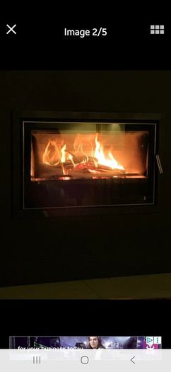 Solid fuel Thermofoc insert Stove 13Kw