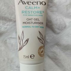 Brand New Aveeno Calm + Restore Oat Gel Travel Moisturiser (15ml)