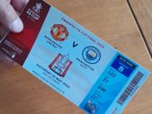 Manchester United v Man City Souvenir ticket 2024 FA Cup final