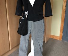 Pamela Scott jacket, Savida trousers and crossbody bag size 10