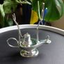 Vintage silver plated brandy glass warmer - oil lamp Image 3