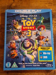 "Toy Story 3" Blu-ray - Double Play, 2 Disc Blu-ray and DVD - free standard postage