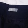 Per Una Navy Blue Linen Embellished Scoop Neck Chiffon Flutter Sleeve Midi Dress 14UK/42EU Image 4