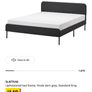 bed + mattress + bedside Image 4