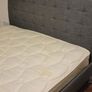 4ft 6 grey fabric double bed Image 4