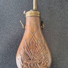 US Cival war Copper Powder Flask