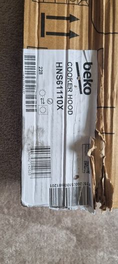 BEKO cooker hood hob HNS61110X BRAND NEW very strong