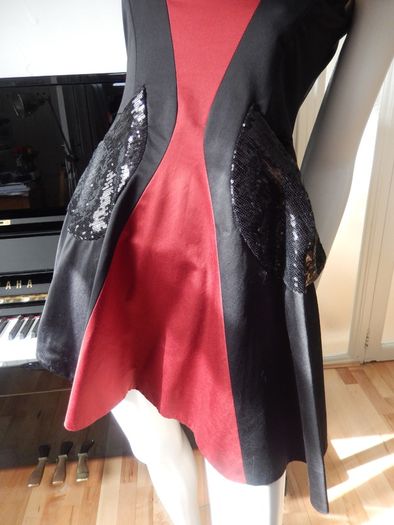 Hinks Taylor Designer Dress Goth Rock Chick New !