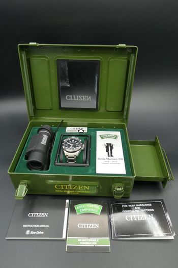 Citizen royal marines limited edition solar mans watch