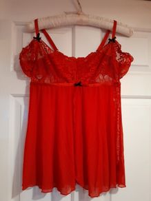 Hunkemoller lace/mesh babydoll